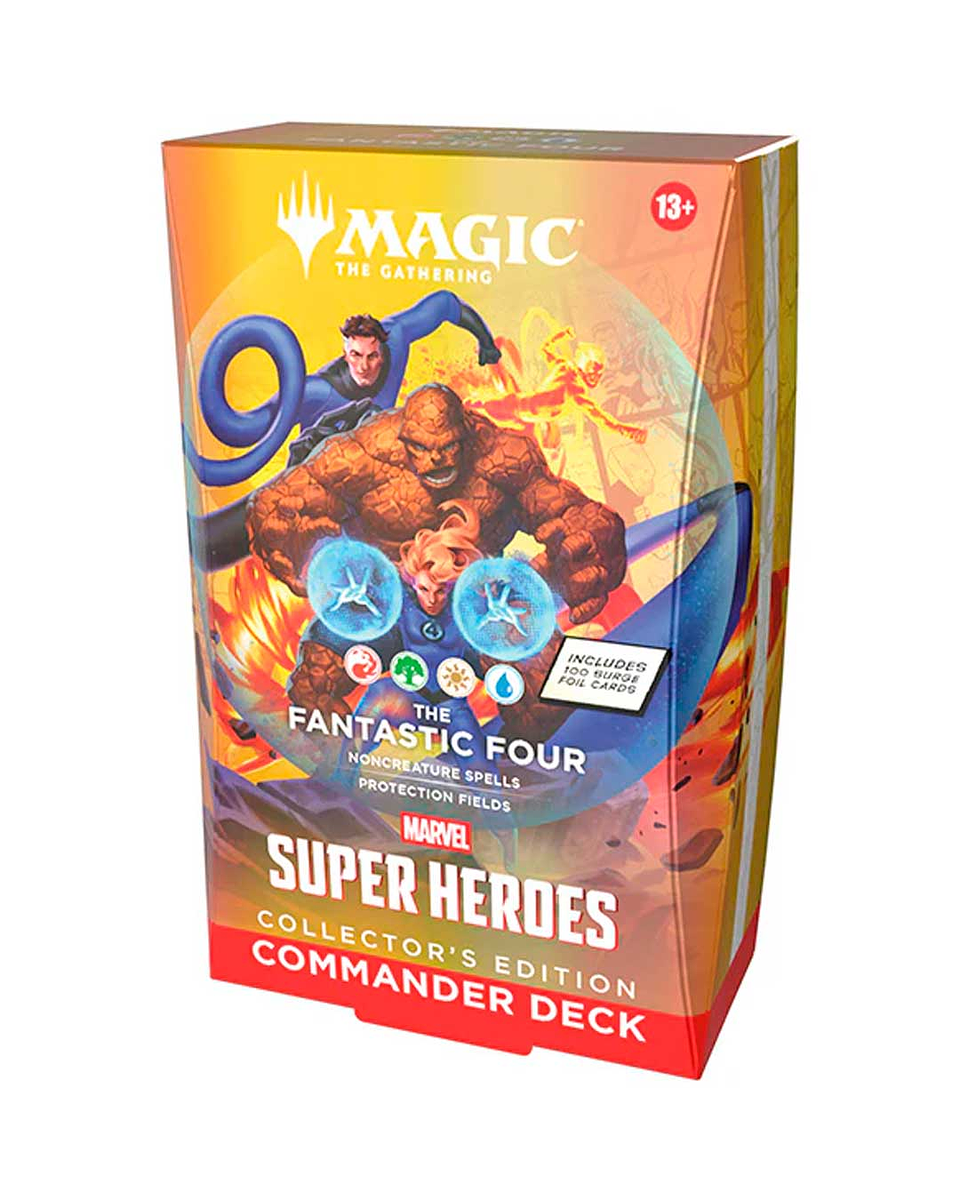 PREVENTA MTG Marvel Super Heroes FANTASTIC FOUR Collector Commander Deck 1