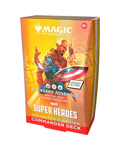 PREVENTA MTG Marvel Super Heroes AVENGERS ASSEMBLE Collector Commander Deck