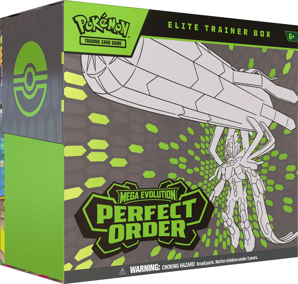 CASE SELLADO POKEMON TCG MEGA EVOLUTION - PERFECT ORDER - ELITE TRAINER BOX ENGLISH (10 unidades) 1