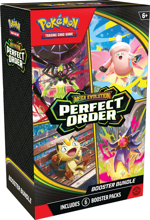 CASE SELLADO Pokemon TCG Mega Evolution - Perfect Order - Booster Bundle English (25 unidades)