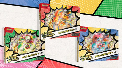 CASE SELLADO Pokemon TCG Mega Evolution - Ascended Heroes Mega ex Box Español (6 unidades)
