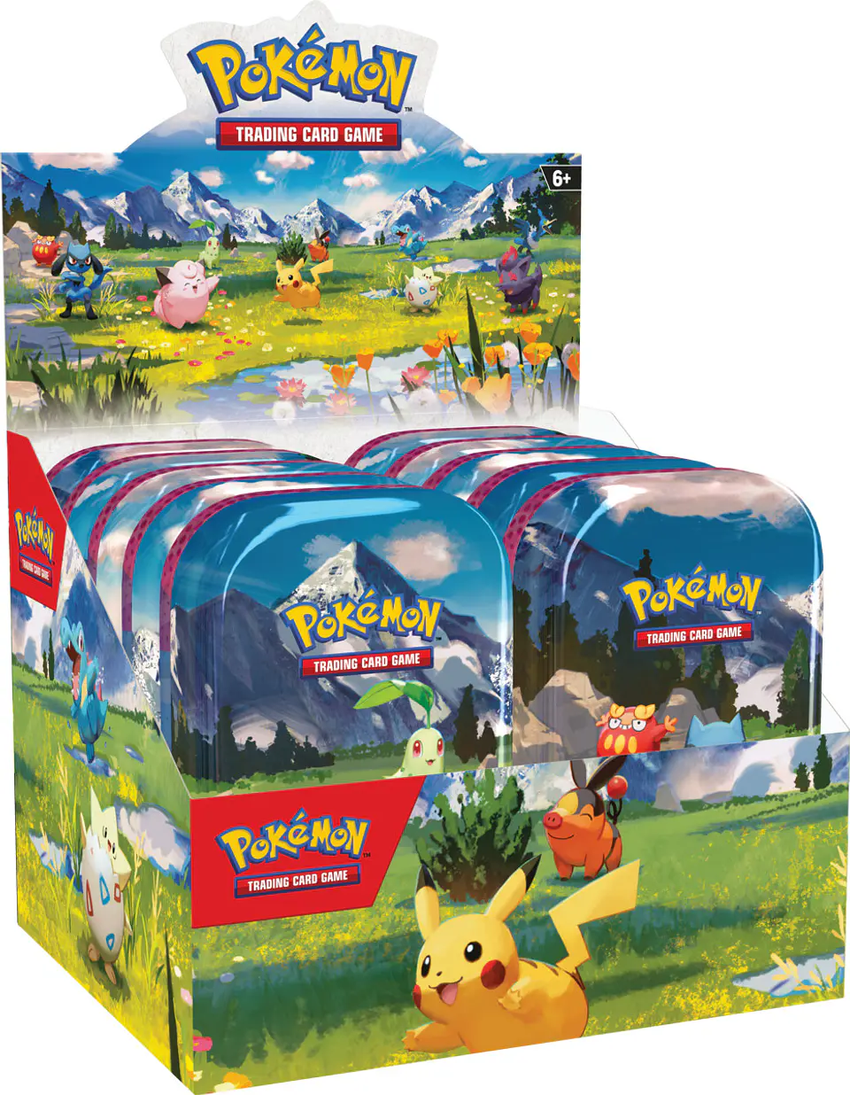 CASE SELLADO Pokemon TCG Mega Evolution - Ascended Heroes Mini Tin Español (10 unidades) 1