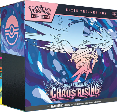 POKEMON TCG MEGA EVOLUTION - CHAOS RISING - ELITE TRAINER BOX ESPAÑOL