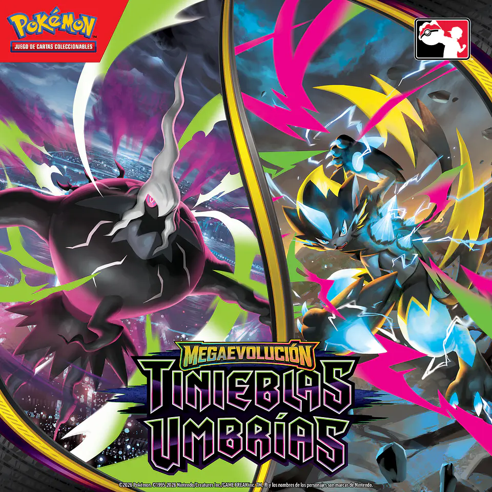 Pokemon TCG - Pre-lanzamiento Mega Evoluciones - Tinieblas Umbrías - Samurai TCG 1