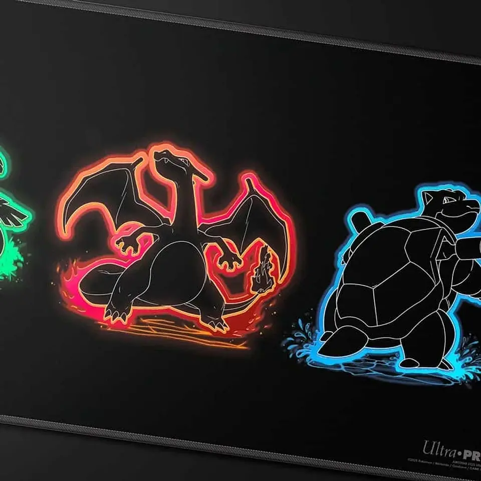 PKMN Playmat: Pokemon Foil- Neon Kanto 3