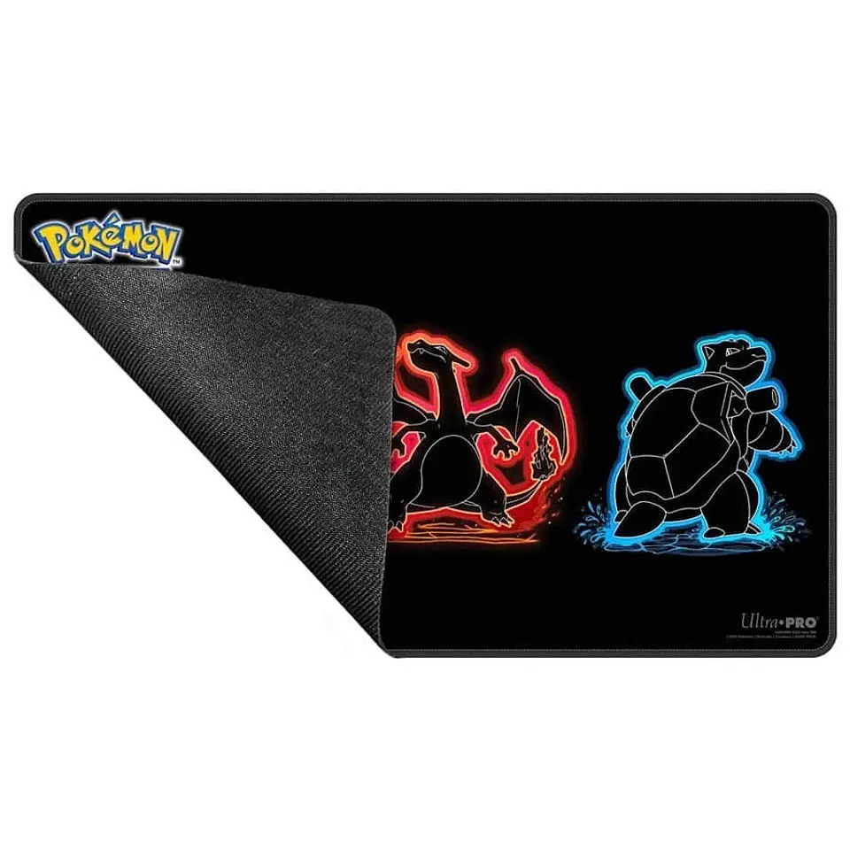 PKMN Playmat: Pokemon Foil- Neon Kanto 2