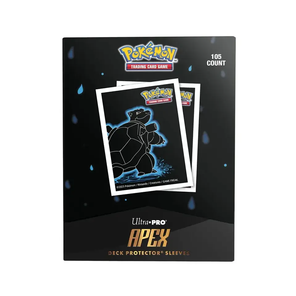Deck Protectors: Pokemon Apex- Neon Kanto- Blastoise (105ct) 4