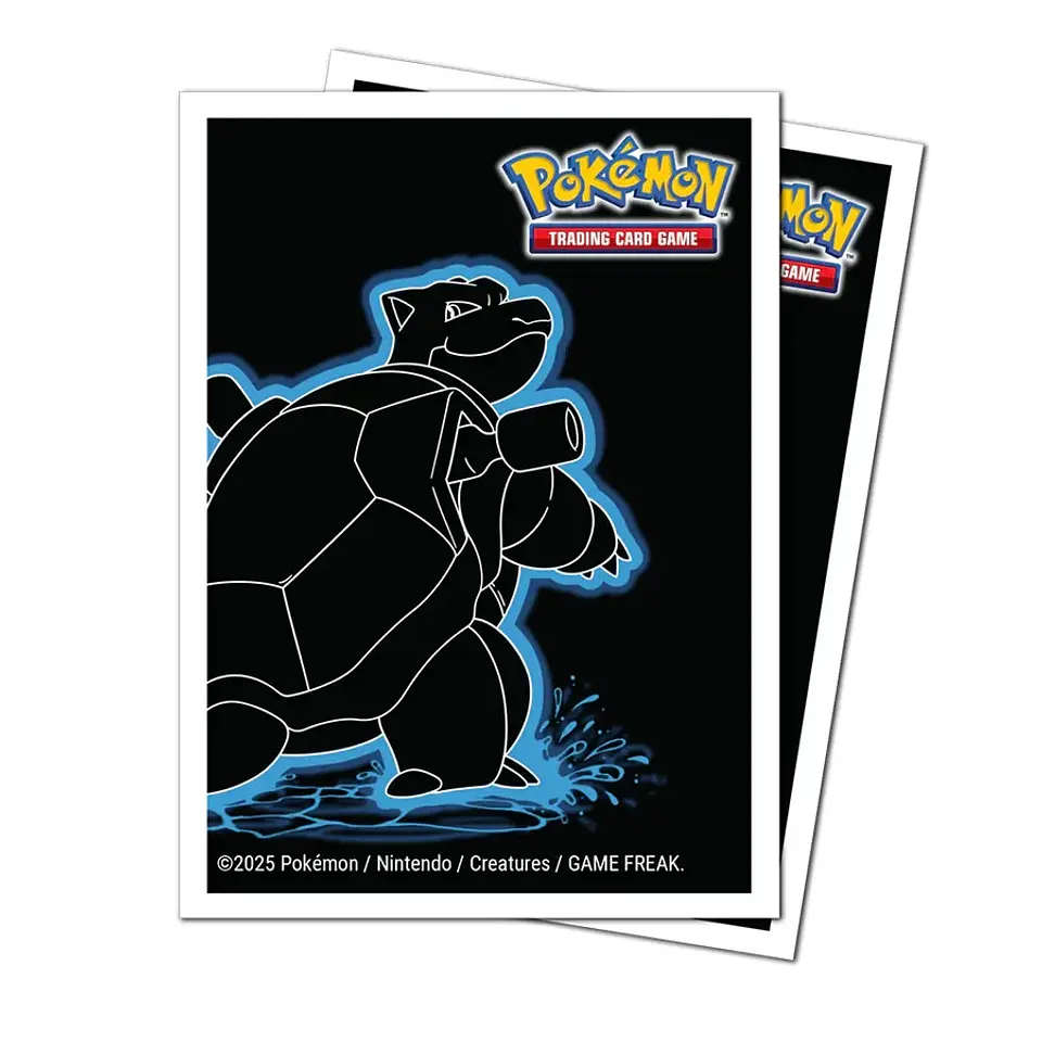 Deck Protectors: Pokemon Apex- Neon Kanto- Blastoise (105ct) 1