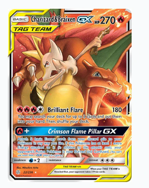 Charizard & Braixen GX INGLÉS
