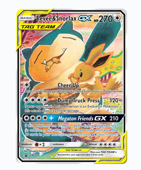 Eevee & Snorlax GX - SM169 ESPAÑOL