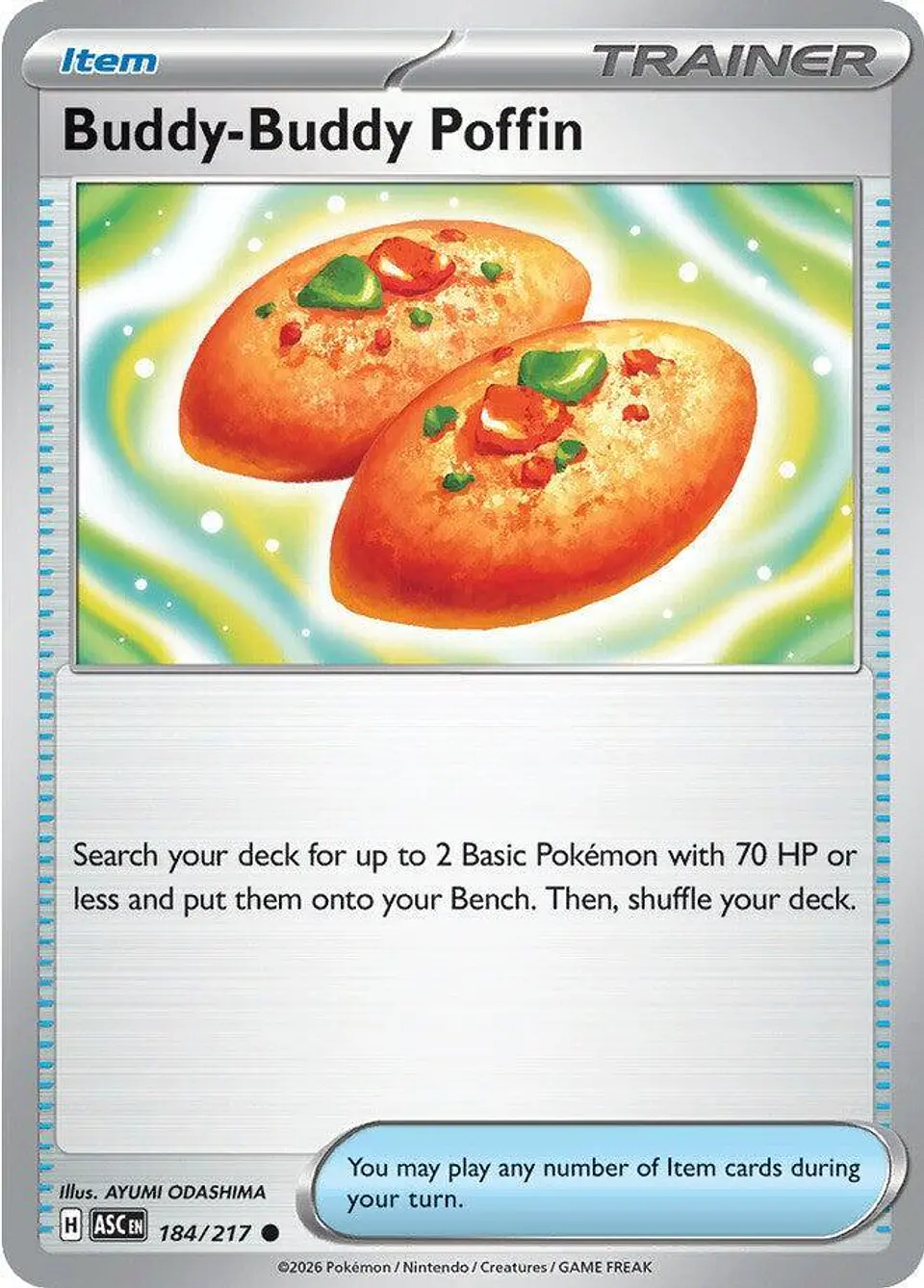 Pokemon TCG Buddy-Buddy Poffin - Español 184/217 1