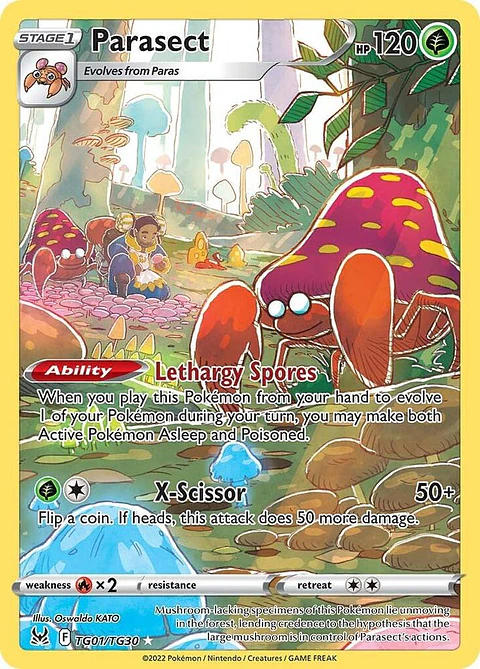 Pokemon TCG Parasect SWSH11: Lost Origin Trainer Gallery - Ingles