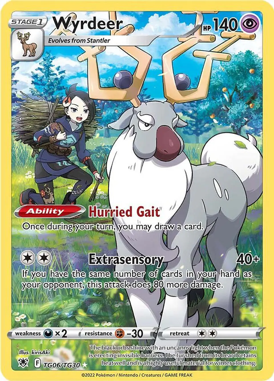 Pokemon TCG Wyrdeer TG06/TG30 Ingles 1