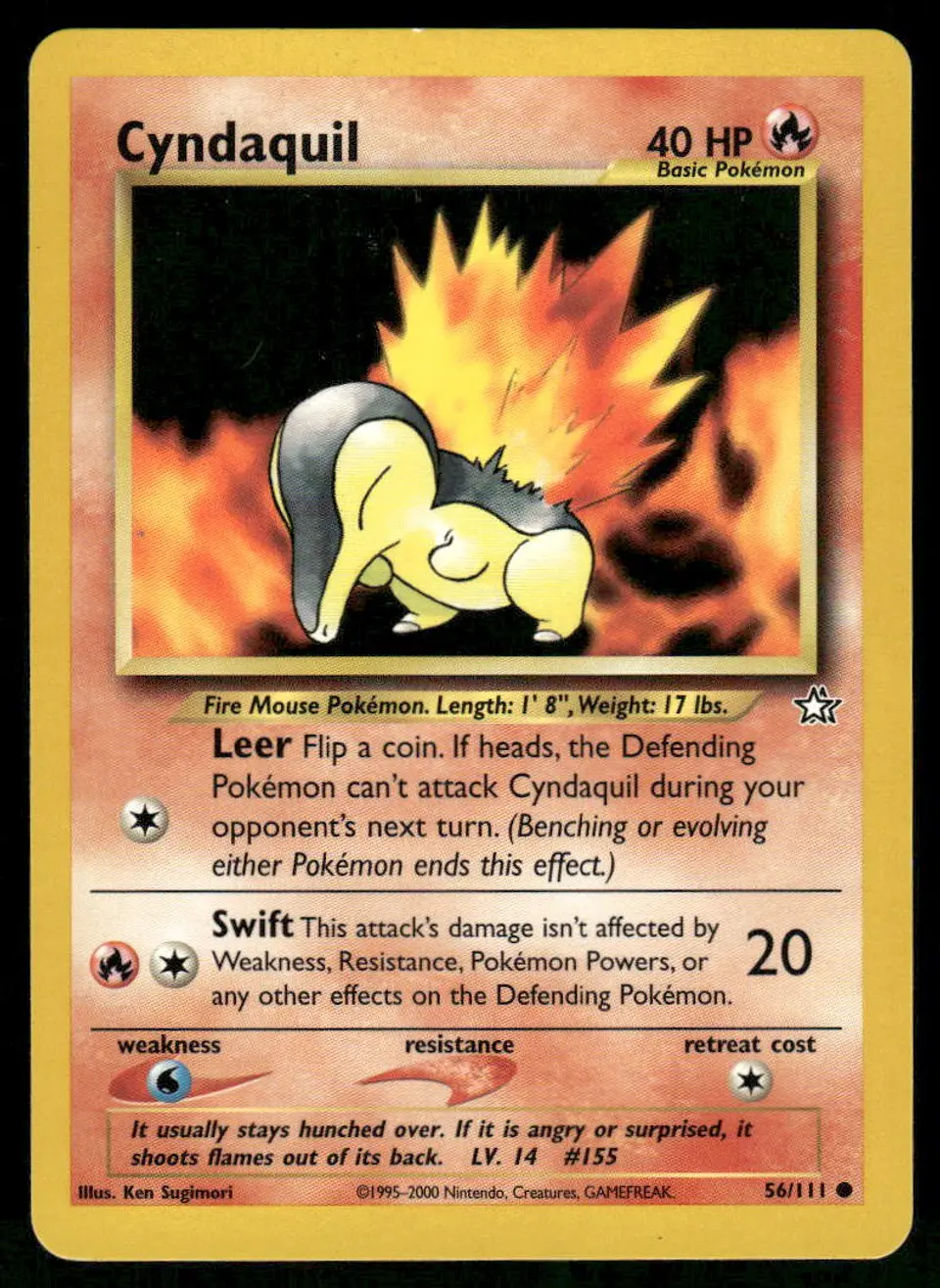 Pokemon TCG Cyndaquil 056/111 - Ingles 1