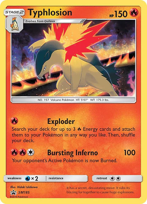 Pokemon TCG Typhlosion - SM185 - Ingles