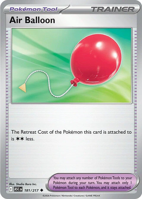 Pokemon TCG Air Balloon 181/217 Español