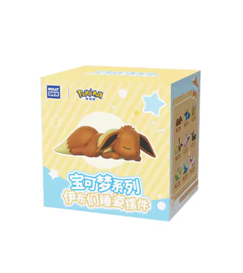 POSTURAS PARA DORMIR DE EEVEE EVOLUCIONES HOLLY BOX x1