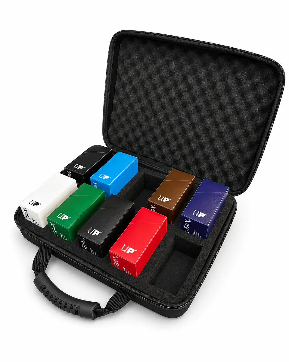 MALETA Y 10 DECKBOX 80 HASTA 600 CARTAS STANDARD DOBLE FUNDAS 1