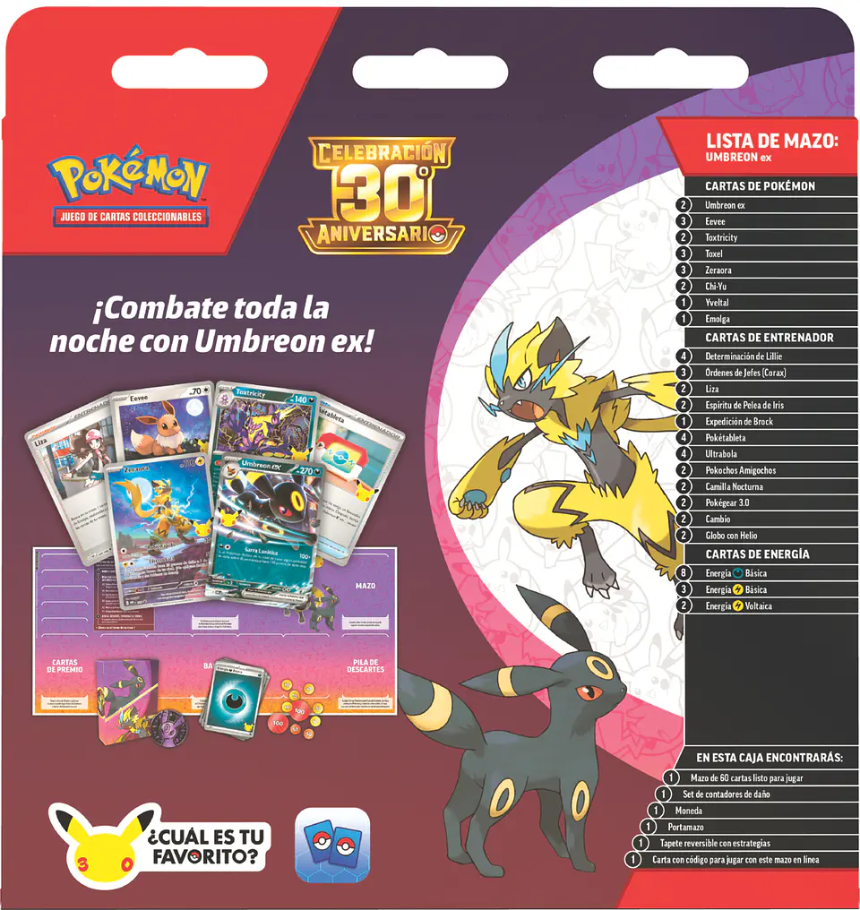 [LANZAMIENTO 30 DE OCTUBRE 2026] POKEMON TCG 30TH CELEBRATION - BATTLE DECK ENGLISH 2