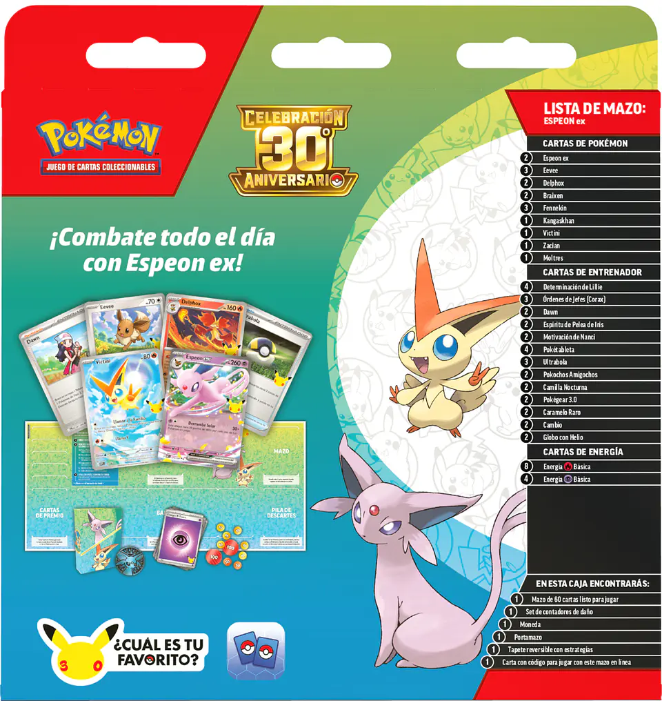 [LANZAMIENTO 30 DE OCTUBRE 2026] POKEMON TCG 30TH CELEBRATION - BATTLE DECK ENGLISH 4