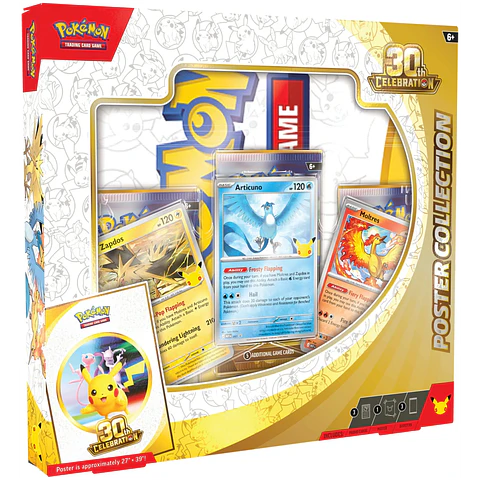 [LANZAMIENTO 16 DE SEPTIEMBRE 2026] POKEMON TCG 30TH CELEBRATION - POSTER COLLECTION ESPAÑOL