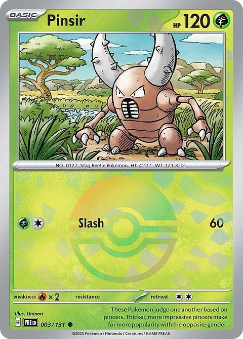 Pokemon TCG Pinsir (Poke Ball Pattern) Ingles