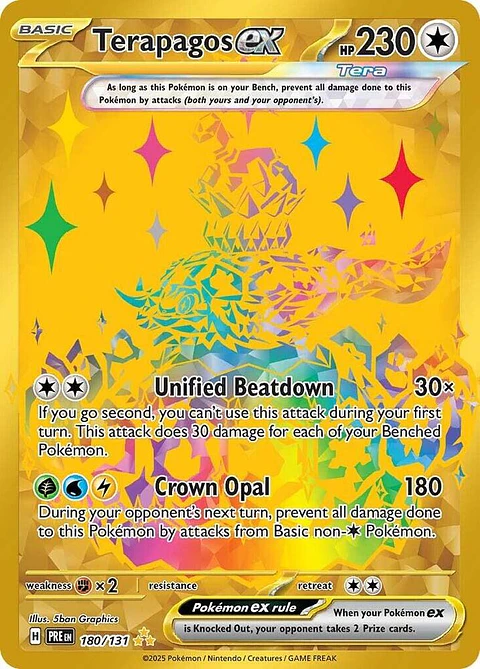 Pokemon TCG Terapagos ex - 180/131 Ingles