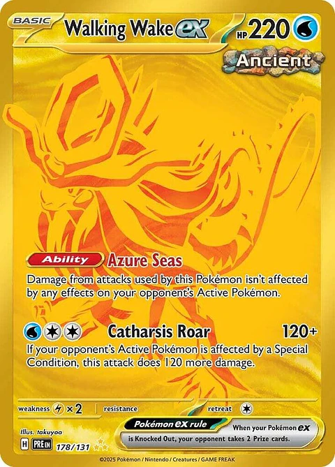 Pokemon TCG Walking Wake ex 178/131 Ingles