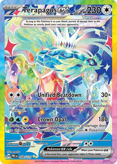 Pokemon TCG Terapagos ex - 169/131 Ingles