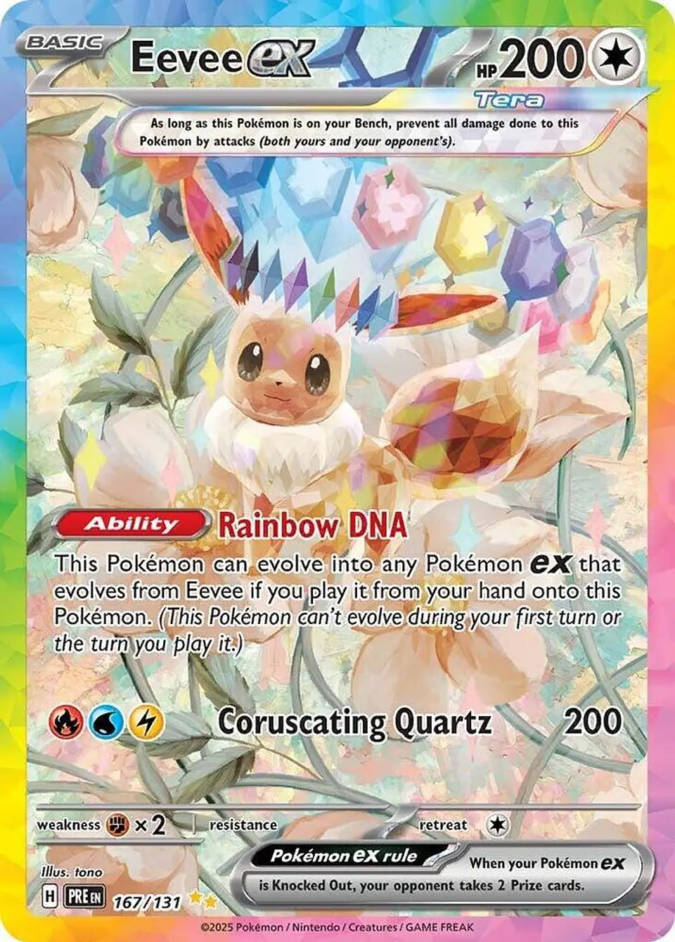 Pokemon TCG Eevee ex - 167/131 Ingles 1