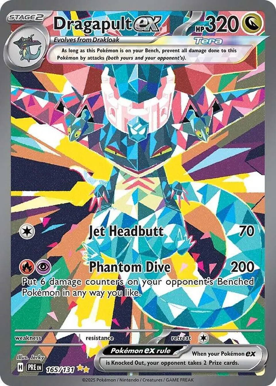 Pokemon TCG Dragapult ex - 165/131 Ingles 1