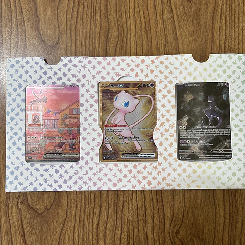 Pokemon 151 Ultra Premium Collection UPC Promo Set Mew EX, Mewtwo, Metal Mew