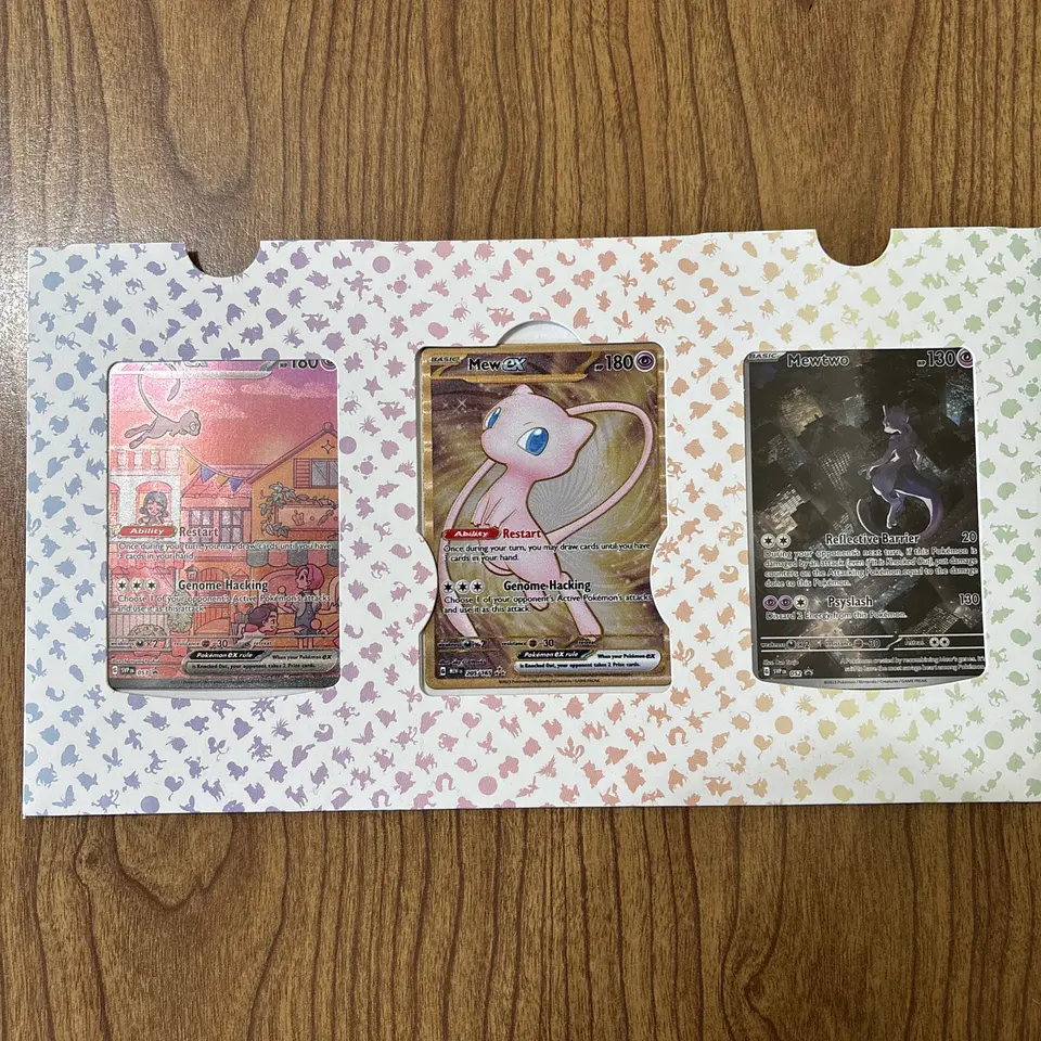 Pokemon 151 Ultra Premium Collection UPC Promo Set Mew EX, Mewtwo, Metal Mew 1