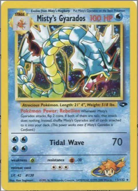 Pokemon TCG Misty's Gyarados 13/132 Ingles