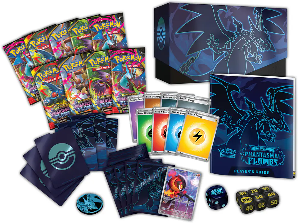 POKEMON TCG MEGA EVOLUTION PHANTASMAL FLAMES - ELITE TRAINER BOX ESPAÑOL ETB 3