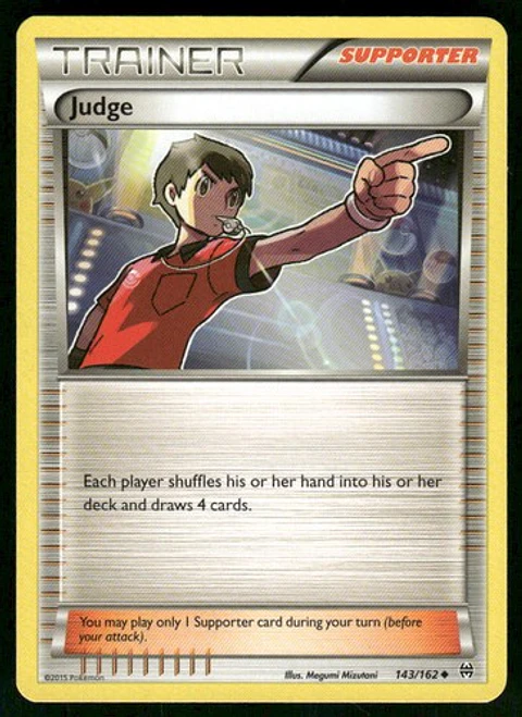 2015 Judge 143/162 Uncommon NM XY - BREAKthrough Pokémon