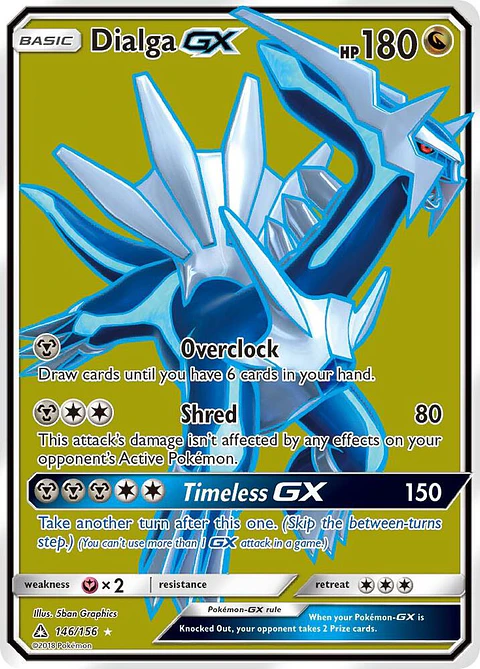 Pokemon TCG Dialga GX (Full Art) Ingles 146/156