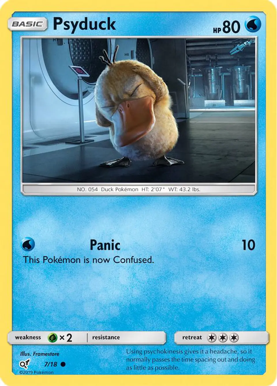 POKEMON TCG PSYDUCK 7/19 INGLES 1