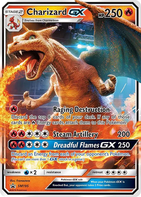 POKEMON TCG Charizard GX - SM195 INGLES