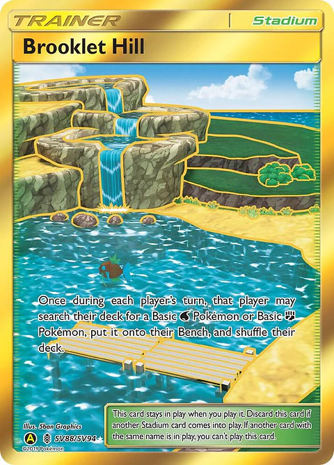 POKEMON TCG Brooklet Hill SV88/SV94 INGLES