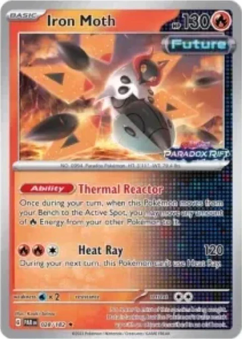 POKEMON TCG Iron Moth - 028/182 (European Promo) SELLADA ESPAÑOL