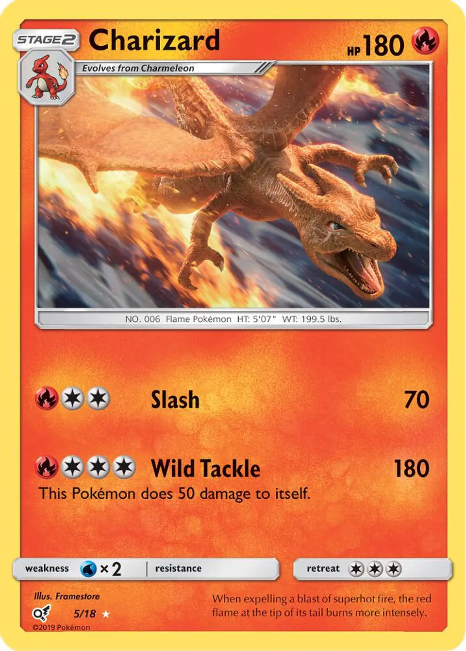 POKEMON TCG Charizard Detective Pikachu 5/18 INGLES 1