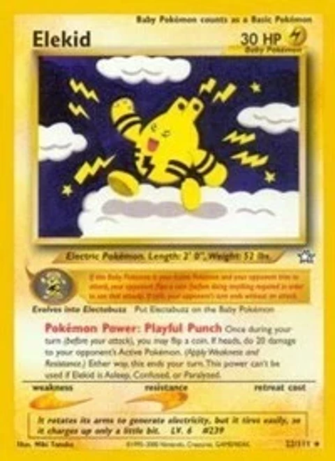 Pokemon Elekid (22/111) Neo Genesis MP
