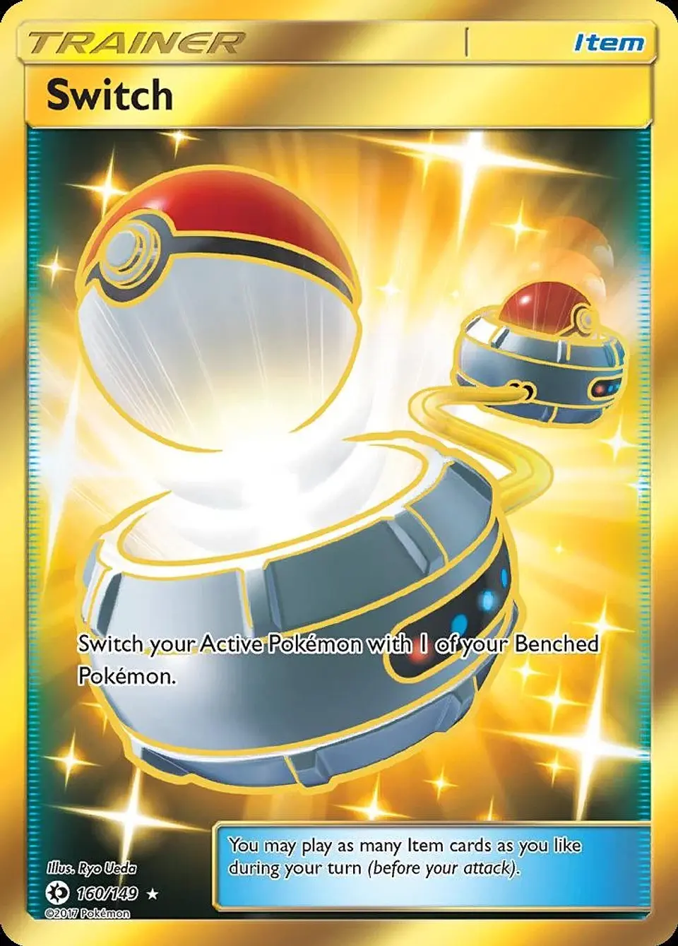 Pokemon Switch (160/248) Sun & Moon LP HOLO 1