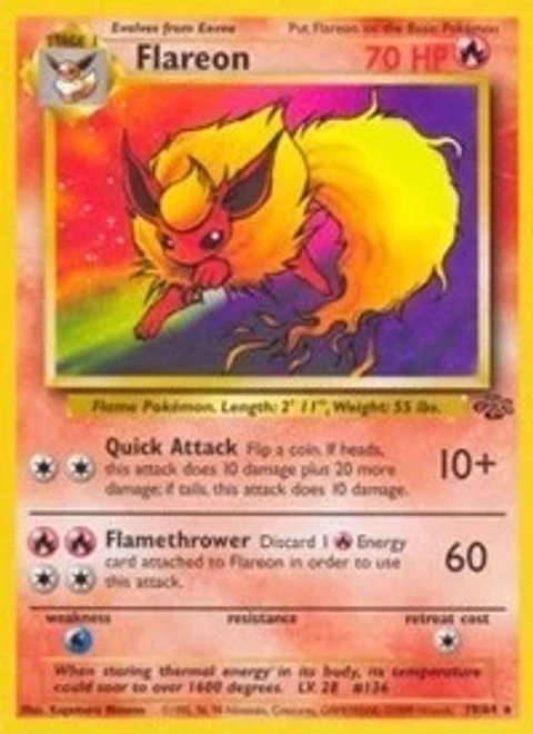 Pokemon Flareon (19/67) Jungle MP