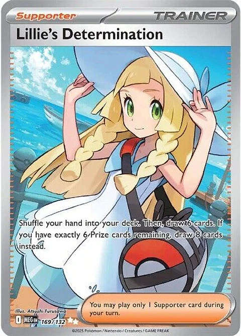 Pokemon Lillie's Determination (169/205) Mega Evolution NM HOLO