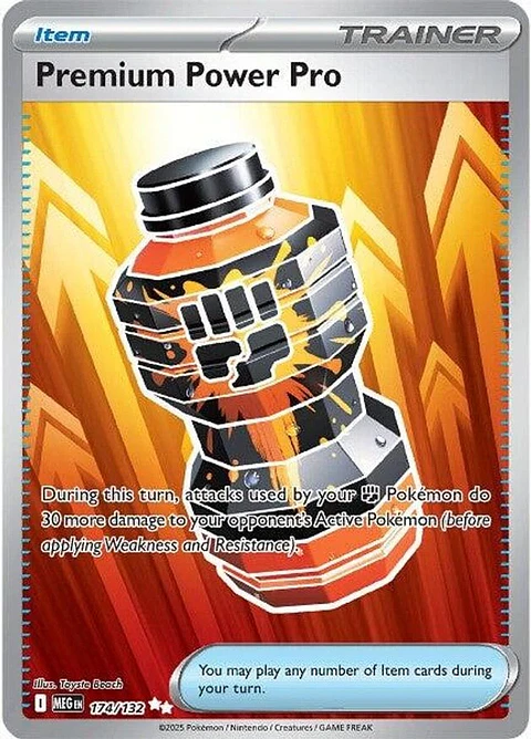 Pokemon Premium Power Pro (174/205) Mega Evolution NM HOLO