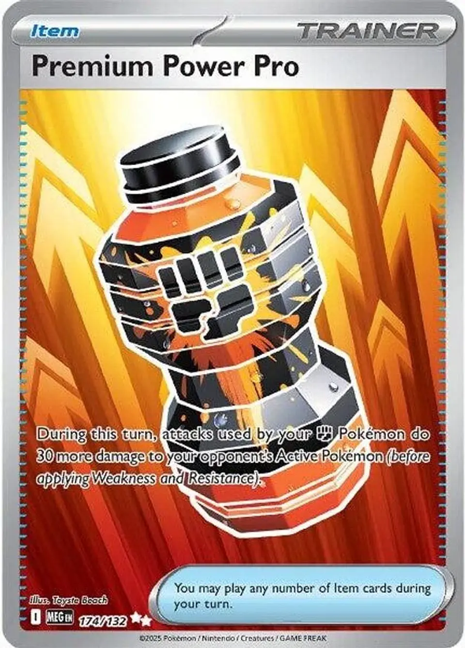 Pokemon Premium Power Pro (174/205) Mega Evolution NM HOLO 1