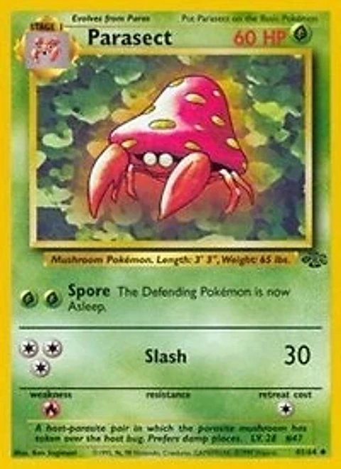 Pokemon Parasect (41/65) Jungle LP