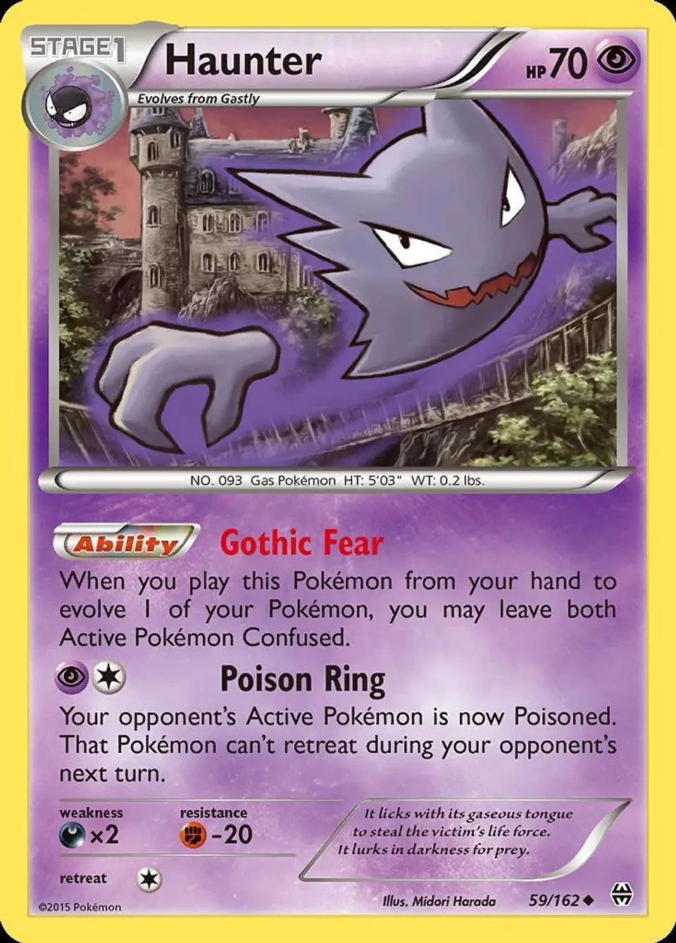 Pokemon Haunter (59/164) BREAKthrough LP 1